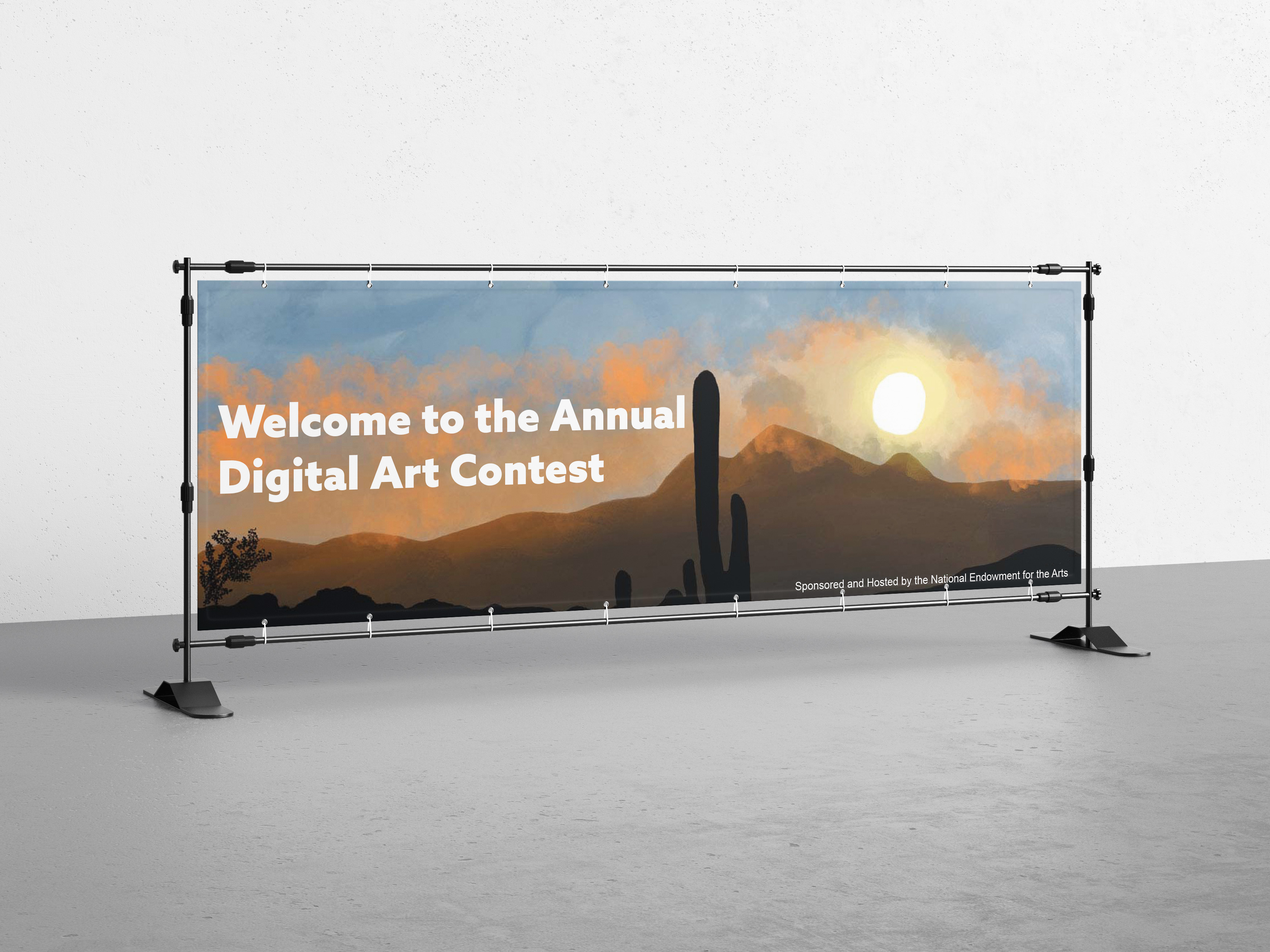 An Evening in the Desert Banner