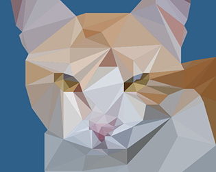 Cat Low Poly