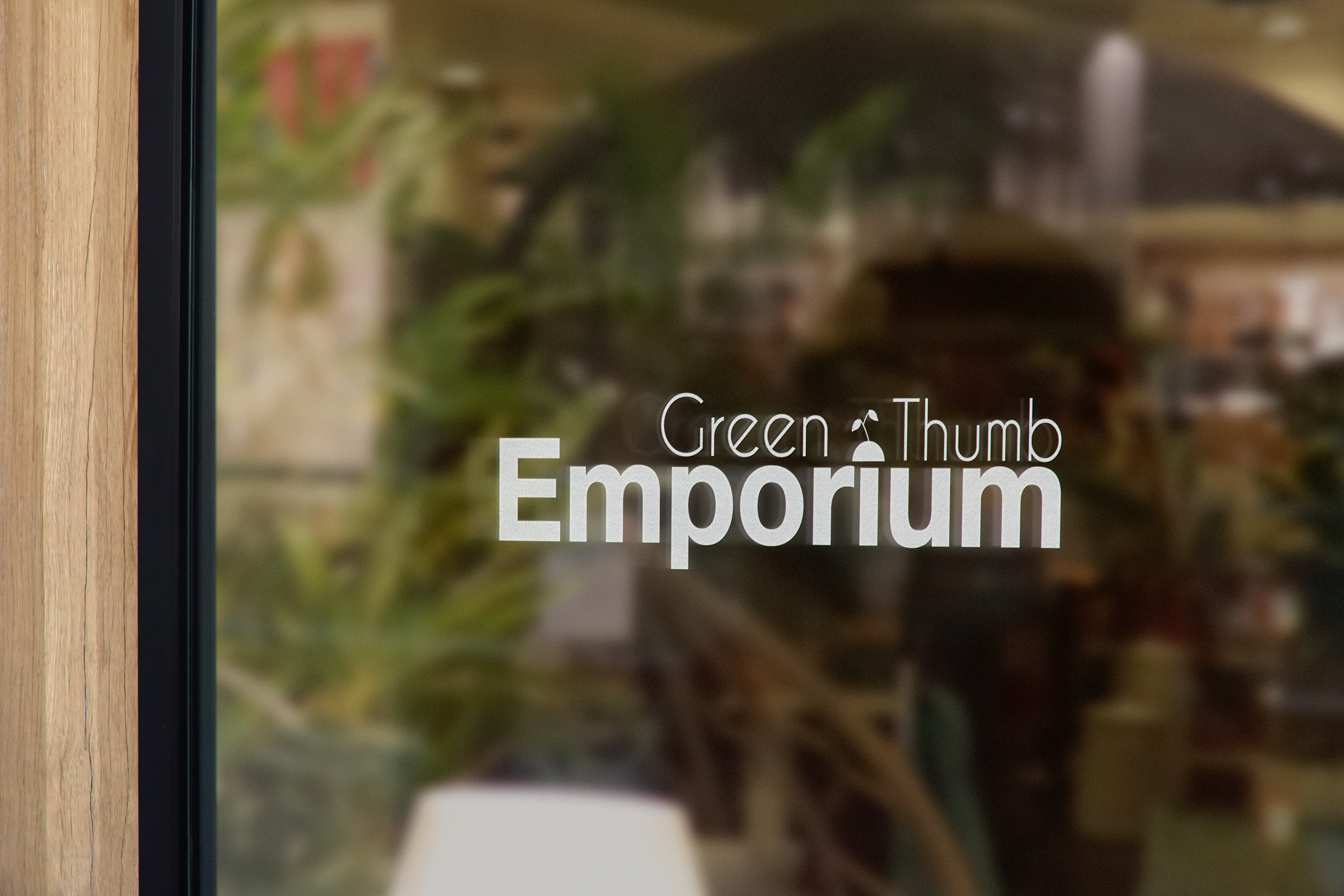 Green Thumb Emporium Logo Mockup