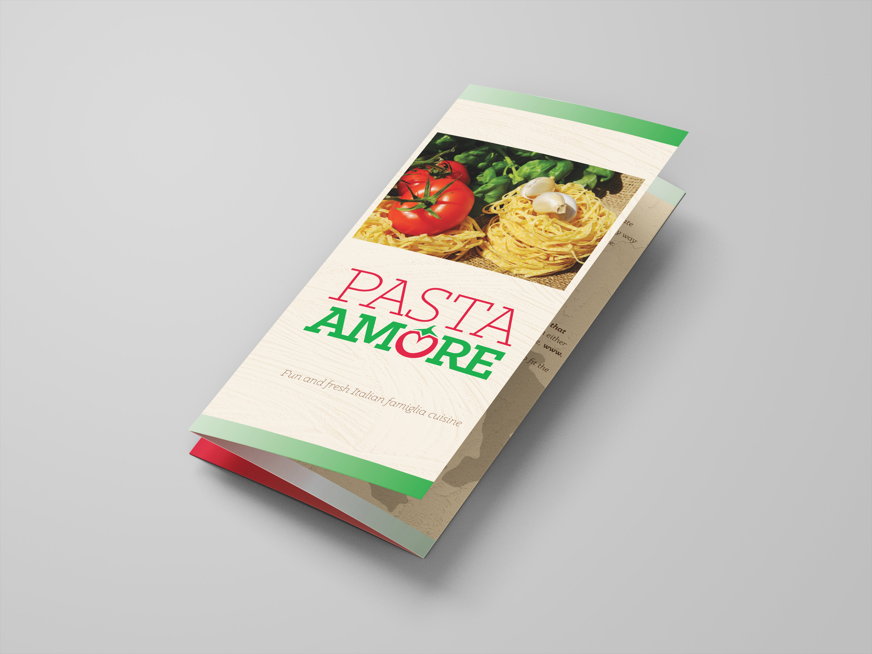 Pasta Amore Brochure