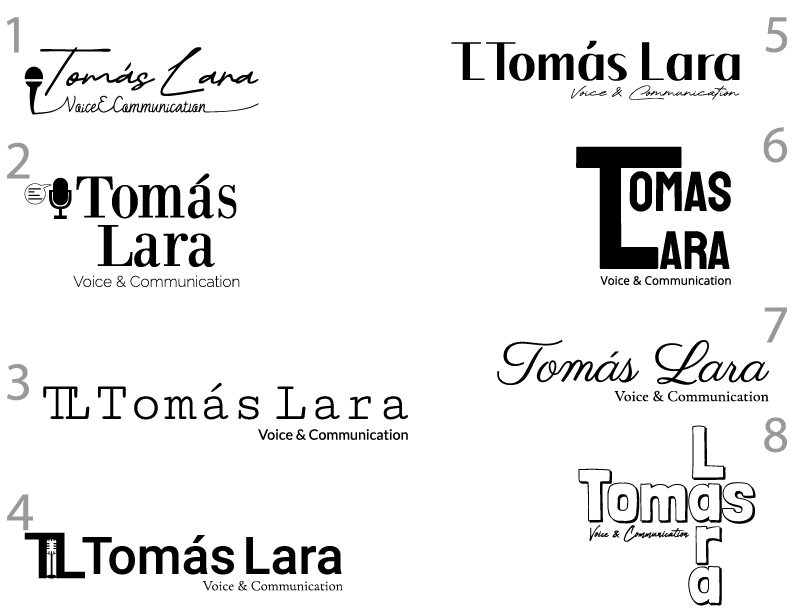 Tomas Lara Re-Design Logo Thumbnails